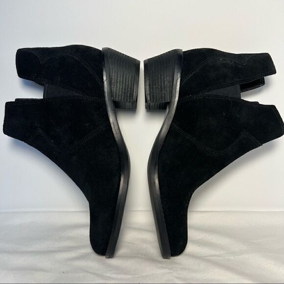 Cole Haan Grand OS Alayna ll Black Suede Booties 6 - Picture 6 of 10